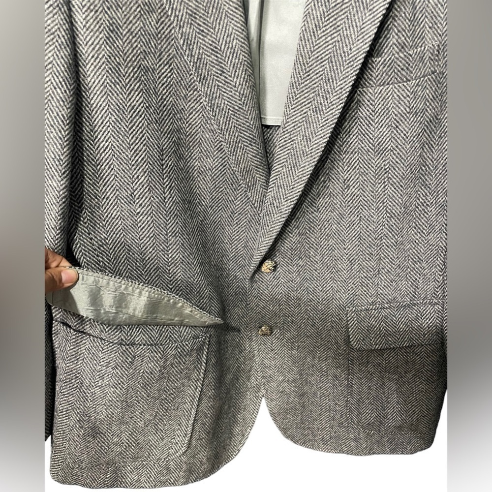 IMPERIAL BY HAGGAR 100% pure WOOL,Blazer men’s Size 42 - Picture 13 of 16